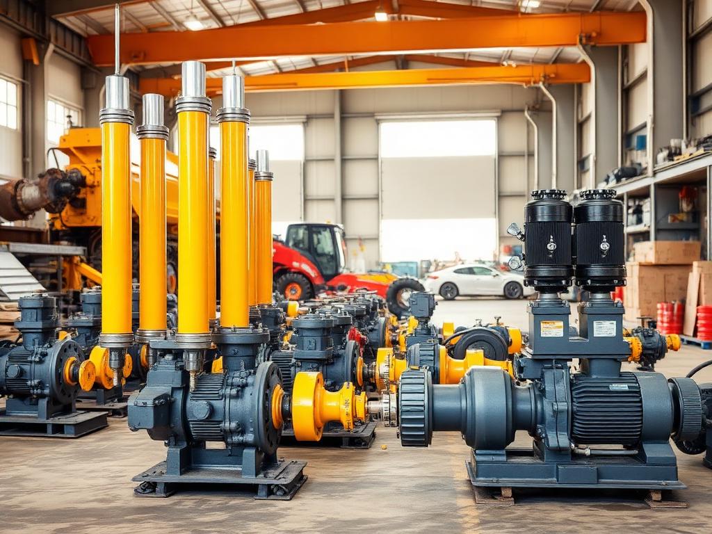 Гидроцилиндры и рукава высокого давления